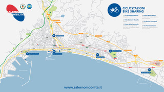cartina salerno bike sharing